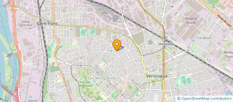 localisation de l'entreprise SCI AMK  VENISSIEUX