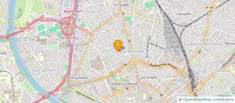 localisation de l'entreprise SCI AMK STUDIO  TOULOUSE