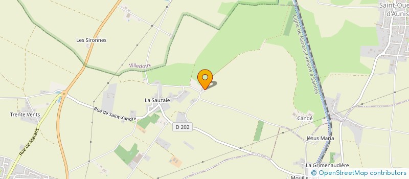 localisation de l'entreprise SCI AML  SAINT-XANDRE