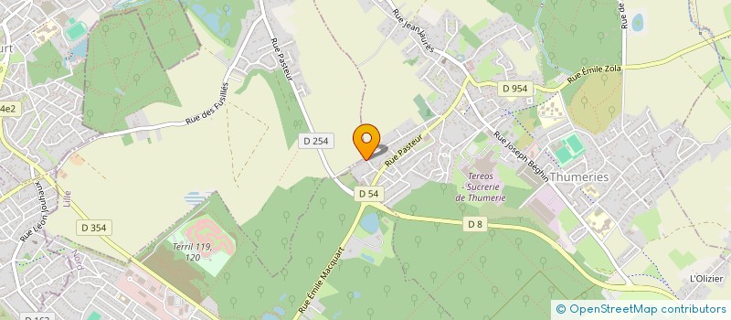 localisation de l'entreprise SCI AML  THUMERIES