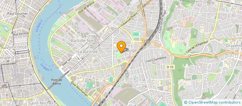 localisation de l'entreprise SCI AML  BORDEAUX