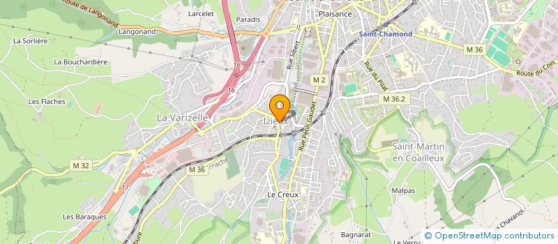 localisation de l'entreprise SCI AML  SAINT-CHAMOND