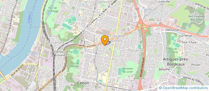 localisation de l'entreprise SCI AML REPUBLIQUE  CENON