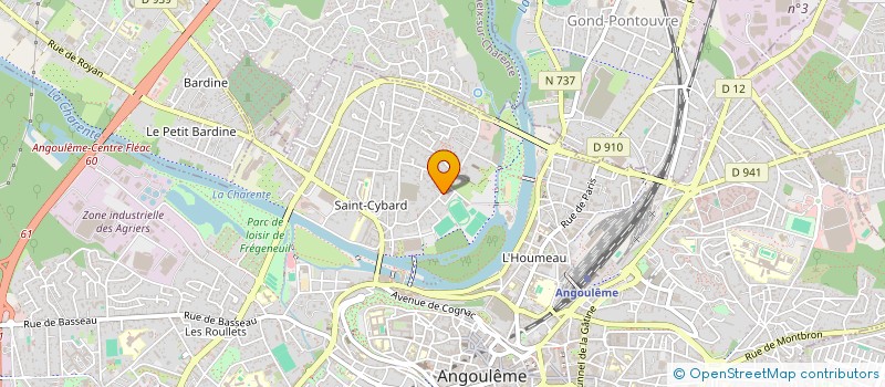 localisation de l'entreprise SCI AMLB64 à ANGOULEME