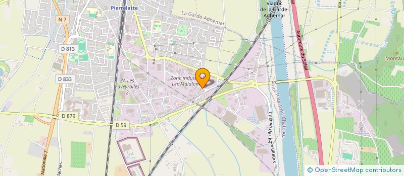 localisation de l'entreprise SCI AMLEHT  PIERRELATTE