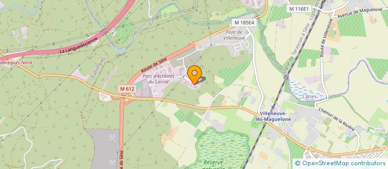 localisation de l'entreprise SCI AMLES-CHABARDES  VILLENEUVE-LES-MAGUELONE