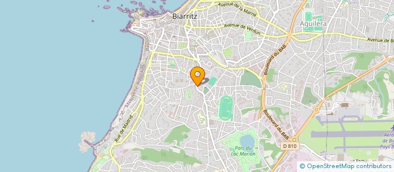 localisation de l'entreprise SCI AMLF à BIARRITZ