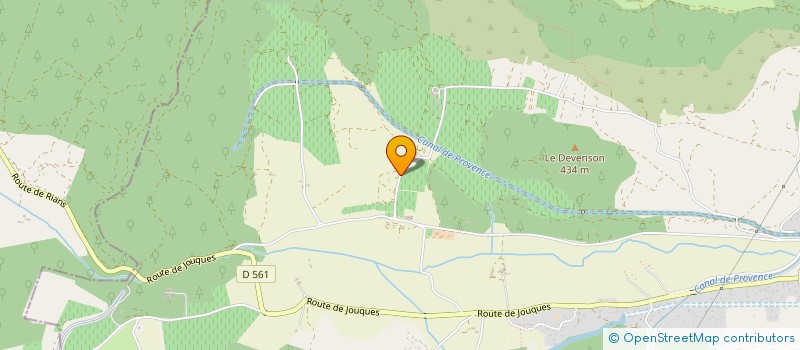 localisation de l'entreprise SCI AMLIDER  RIANS