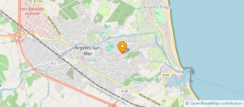 localisation de l'entreprise SCI AMLIS  ARGELES-SUR-MER