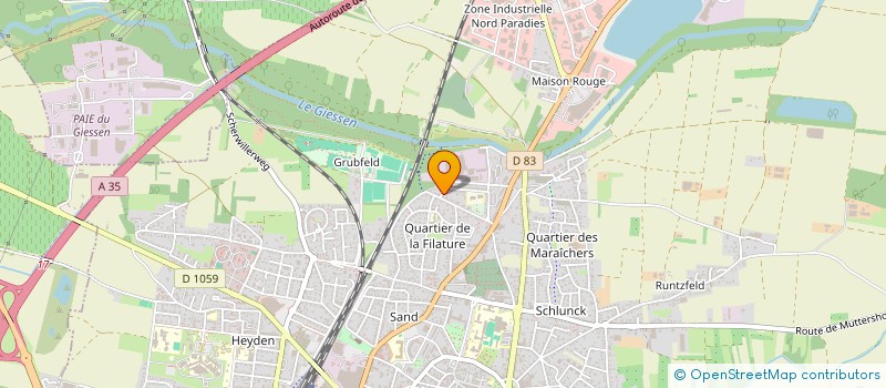 localisation de l'entreprise SCI AMLL  SELESTAT