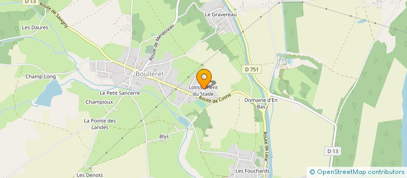 localisation de l'entreprise SCI AMLT  BOULLERET