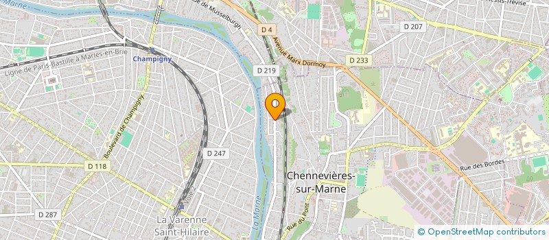 localisation de l'entreprise SCI AMLYS  CHENNEVIERES-SUR-MARNE