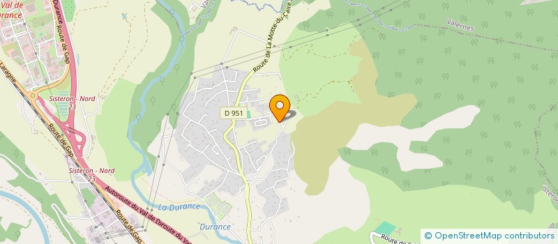 localisation de l'entreprise SCI AMM  SISTERON