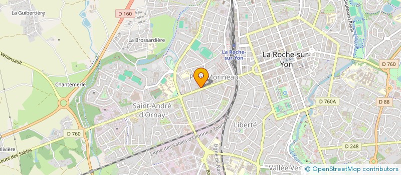 localisation de l'entreprise SCI AMM à LA ROCHE-SUR-YON
