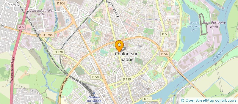 localisation de l'entreprise SCI AMM IMMOBILIER à CHALON-SUR-SAONE