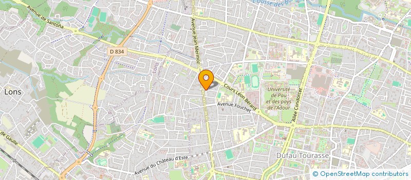 localisation de l'entreprise SCI AMMAN à PAU