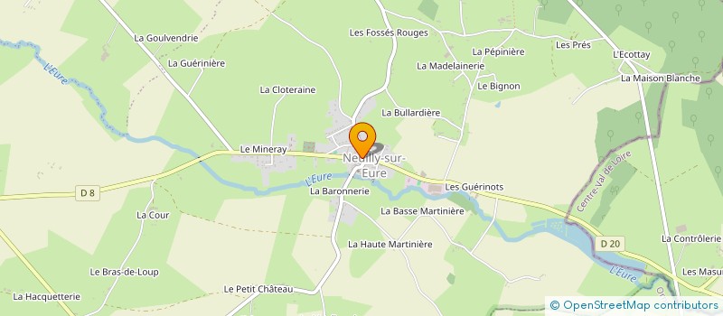 localisation de l'entreprise SCI AMMAU à LONGNY LES VILLAGES