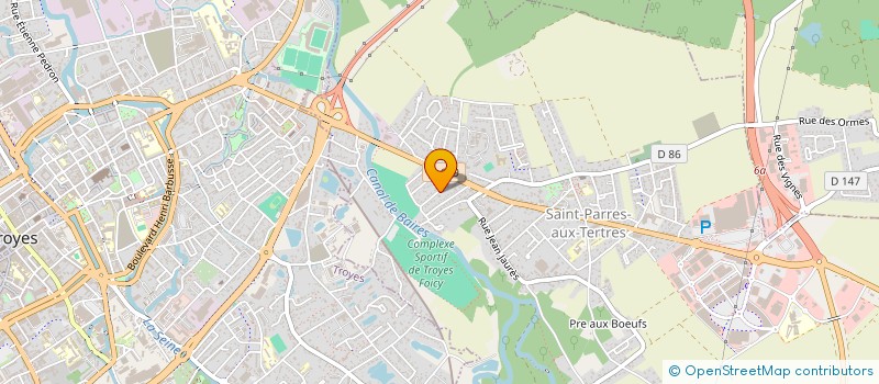 localisation de l'entreprise SCI AMMB  SAINT-PARRES-AUX-TERTRES