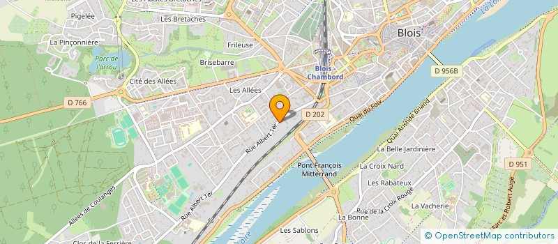 localisation de l'entreprise SCI AMME  BLOIS