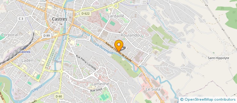 localisation de l'entreprise SCI AMMES  CASTRES