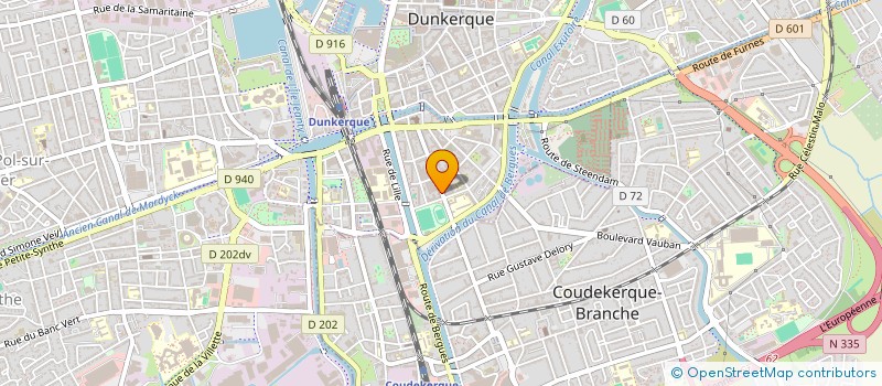 localisation de l'entreprise SCI AMMEUX à DUNKERQUE