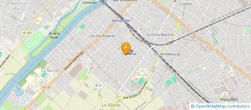 localisation de l'entreprise SCI AMMG  SARTROUVILLE