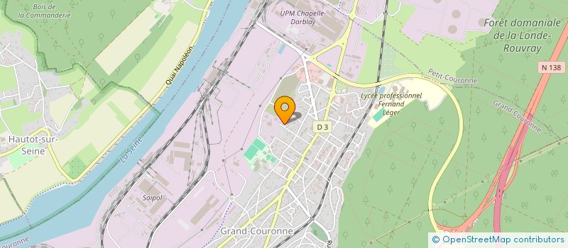 localisation de l'entreprise SCI AMMIKAR  GRAND-COURONNE