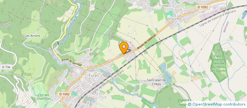 localisation de l'entreprise SCI AMMISELONI  TULLINS