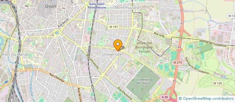 localisation de l'entreprise SCI AMMONITE à DIJON