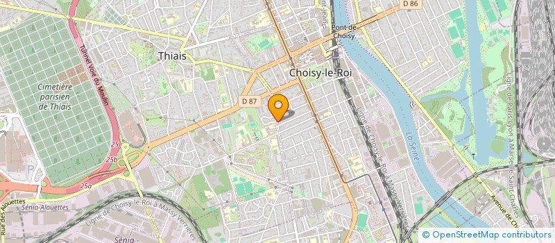 localisation de l'entreprise SCI AMMY à CHOISY-LE-ROI