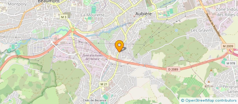 localisation de l'entreprise SCI AMN  ROMAGNAT