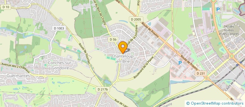 localisation de l'entreprise SCI AMN  CHANTELOUP-EN-BRIE