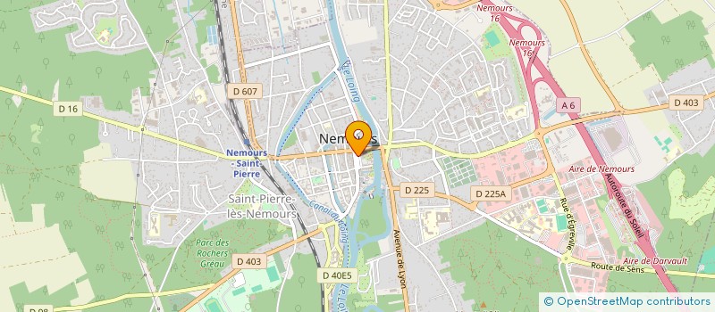 localisation de l'entreprise SCI AMN  NEMOURS