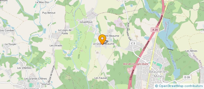localisation de l'entreprise SCI AMNOLI à LIMOGES