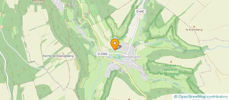 localisation de l'entreprise SCI AMNUSINE  MONTENACH