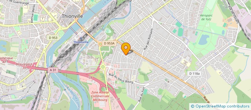 localisation de l'entreprise SCI AMO  YUTZ