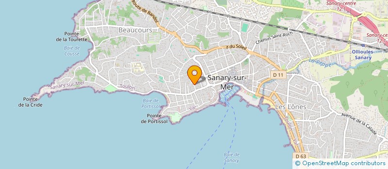 localisation de l'entreprise SCI AMO à SANARY-SUR-MER