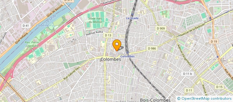 localisation de l'entreprise SCI AMO IMMO à COLOMBES