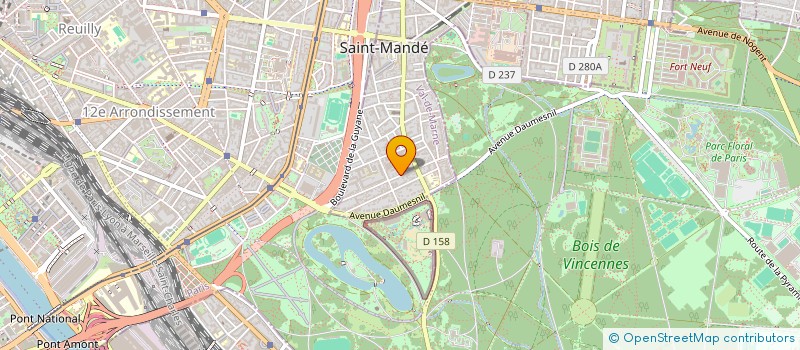 localisation de l'entreprise SCI AMOC à SAINT-MANDE