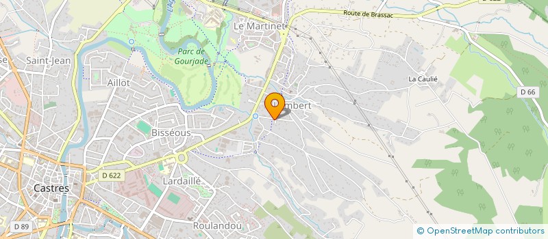 localisation de l'entreprise SCI AMODEI CHENIVESSE  CASTRES