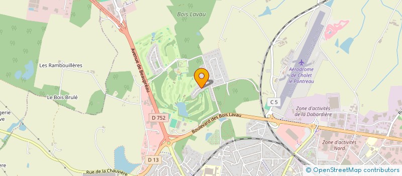 localisation de l'entreprise SCI AMODURO à CHOLET