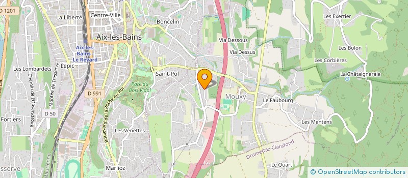 localisation de l'entreprise SCI AMOI  MOUXY