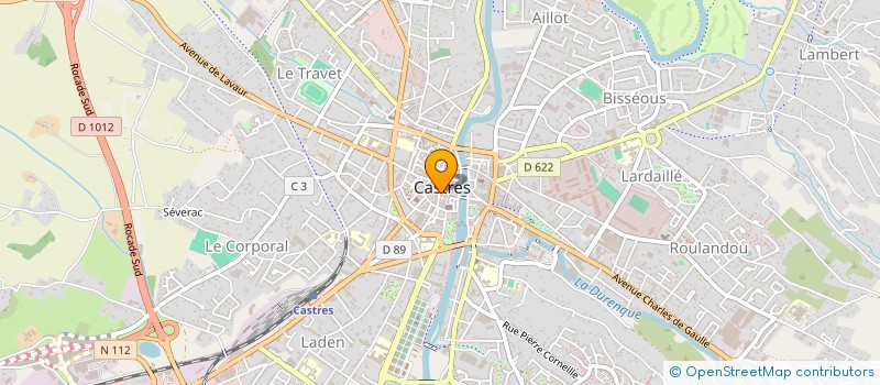 localisation de l'entreprise SCI AMON  BURLATS