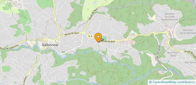 localisation de l'entreprise SCI AMOR FATI  VALBONNE