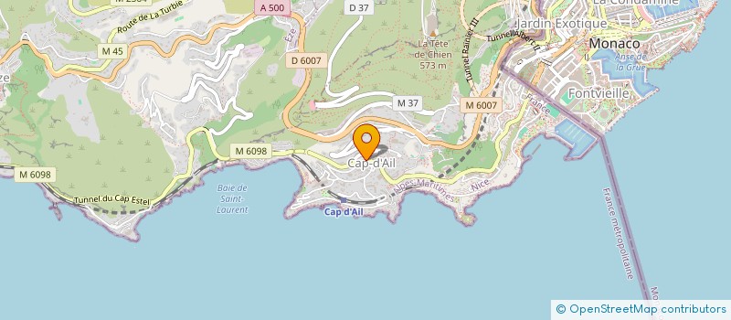 localisation de l'entreprise SCI AMORA à CAP-D'AIL