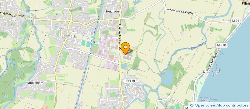 localisation de l'entreprise SCI AMORE  ESCHAU