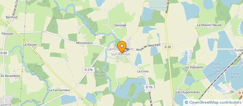 localisation de l'entreprise SCI AMORE ET STROMBOLI  SAINT-GERMAIN-SUR-RENON