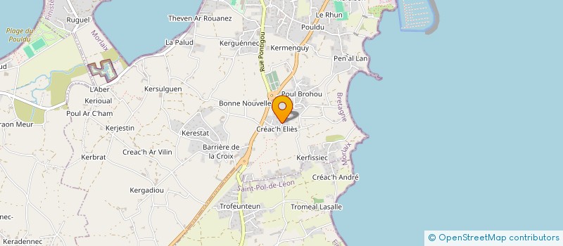 localisation de l'entreprise SCI AMORGOS  ROSCOFF