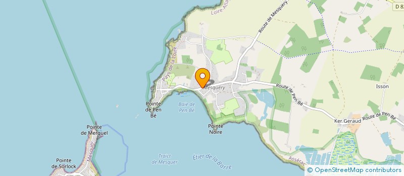 localisation de l'entreprise SCI AMORGOS  ASSERAC