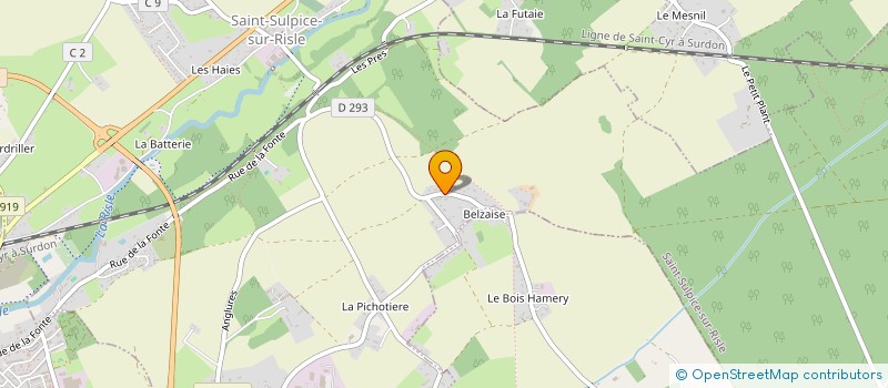 localisation de l'entreprise SCI AMORIE 2A à SAINT-SULPICE-SUR-RISLE